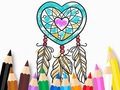 遊戲Coloring Book: Heart Dreamcatcher