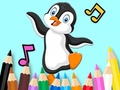 遊戲Coloring Book: Dancing Penguin