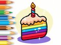 遊戲Coloring Book: Birthday Cake