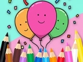 遊戲Coloring Book: Celebrate-Balloons
