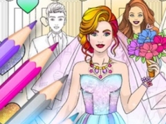 遊戲Wedding Coloring Dress Up Game