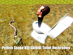 遊戲Python Snake Kill Skibidi Toilet Backrooms