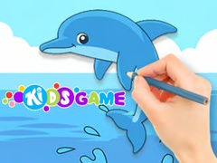 遊戲Coloring Book: Cute Dolphin