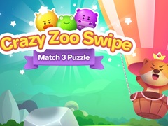 遊戲Crazy Zoo Swipe Match 3 Puzzle