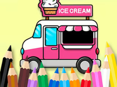 遊戲Coloring Book: Ice Cream Car