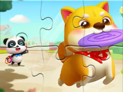 遊戲Jigsaw Puzzle: Little Panda Play With Pet