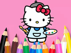 遊戲Coloring Book: Hello Kitty Painting