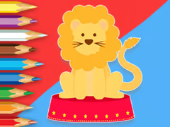 遊戲Coloring Book: Circus-Lion