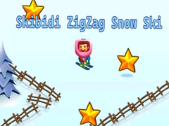 遊戲Skibidi ZigZag Snow Ski