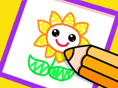 遊戲Toddler Drawing: Beautiful Flower