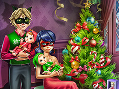 遊戲Dotted Girl Family Christmas