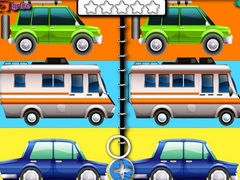 遊戲Cartoon Cars Spot The Difference