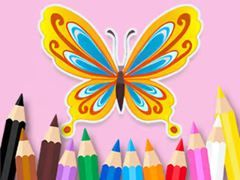 遊戲Coloring Book: Beautiful Butterfly