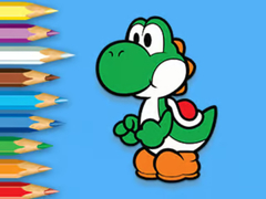 遊戲Coloring Book: Yoshi Fishing Time