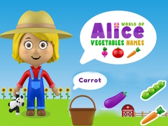 遊戲World of Alice Vegetables Names