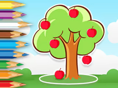 遊戲Coloring Book: Apple Tree