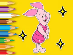 遊戲Coloring Book: Piglet With Balloon