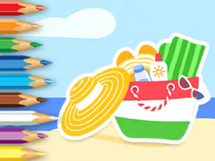 遊戲Coloring Book: Summer Beach Gear