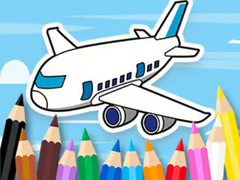 遊戲Coloring Book: Flying Airplane