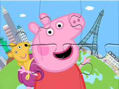 遊戲Jigsaw Puzzle: Peppa Travel Around