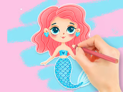 遊戲Coloring Book: Enjoying Mermaid