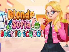 遊戲Blonde Sofia Back to School