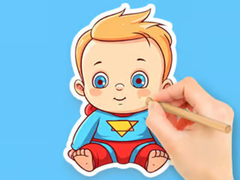 遊戲Coloring Book: Cute Super Baby