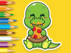 遊戲Coloring Book: Hungry Dinosaurs