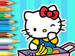 遊戲Coloring Book: Hello Kitty Market