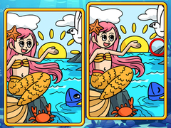 遊戲Mermaids Spot The Differences