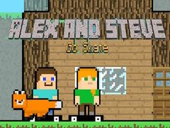 遊戲Alex and Steve Go Skate