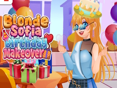 遊戲Blonde Sofia Birthday Makeover