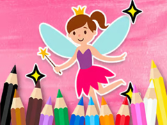 遊戲Coloring Book: Little Pretty Fairy