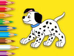 遊戲Coloring Book: Cute Spotted Dog