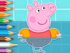 遊戲Coloring Book: Peppa Swimming