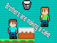 遊戲Brothers are making a cake