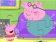 遊戲Jigsaw Puzzle: Daddy Pig Dancing