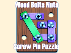 遊戲Wood Bolts Nuts Screw Pin Puzzle