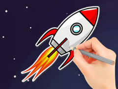遊戲Coloring Book: Flying Rocket