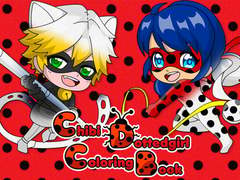 遊戲Chibi Dotted Girl Coloring Book