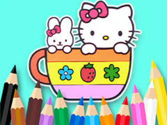 遊戲Coloring Book: Kitty Cup