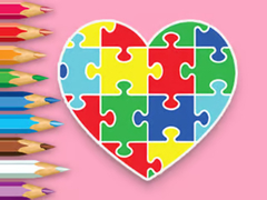 遊戲Coloring Book: Heart Jigsaw