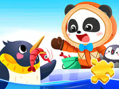遊戲Jigsaw Puzzle: Baby Panda Antarctic Tour