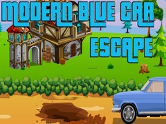 遊戲Modern Blue Car Escape