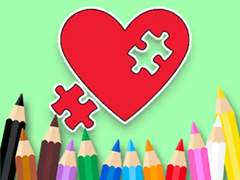 遊戲Coloring Book: BTS Heart Jigsaw