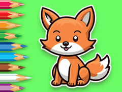 遊戲Coloring Book: Baby Fox