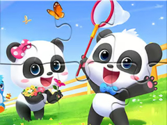 遊戲Jigsaw Puzzle: Baby Panda Spring Outing