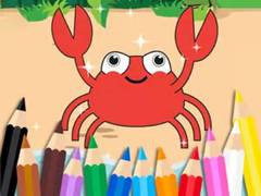 遊戲Coloring Book: Happy Crab