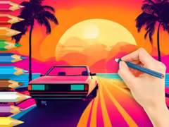 遊戲Coloring Book: Sunset Driving