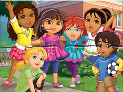 遊戲Jigsaw Puzzle: Dora Into City